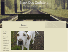Tablet Screenshot of blackdogoutfitters.com